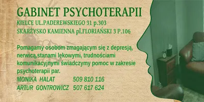 Psycholog Skarżysko Kamienna, psychoterapeuta Skarżysko - Efekt Gabinet Psychoterapii